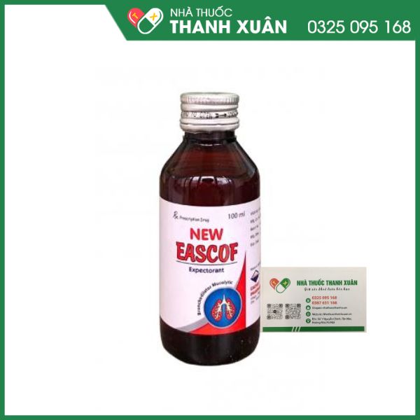 New Eascof – Thuốc Trị Ho Long Đờm Giãn Phế Quản